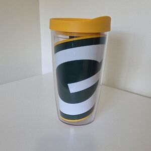 Green Bay Packers 16oz Tervis Tumbler Cup with Yellow Slider Lid